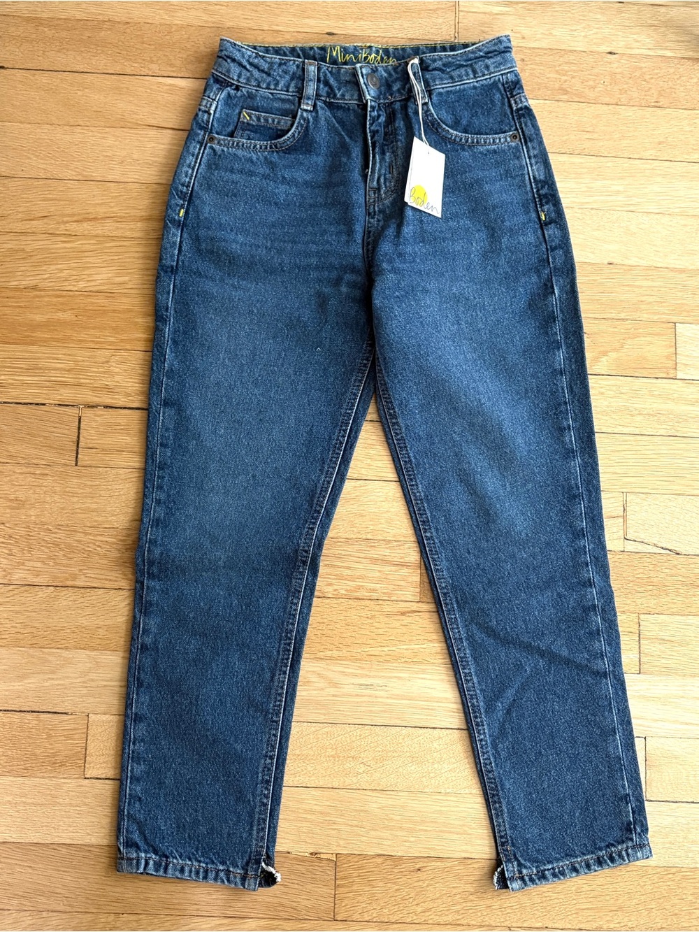Mini Boden Boys High-Rise Kids Skater Jeans 10Y w slide tab & adjustable waist